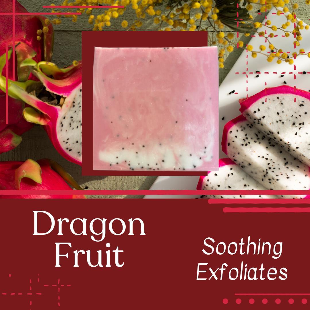 Handmade Dragon Fruit Soap.