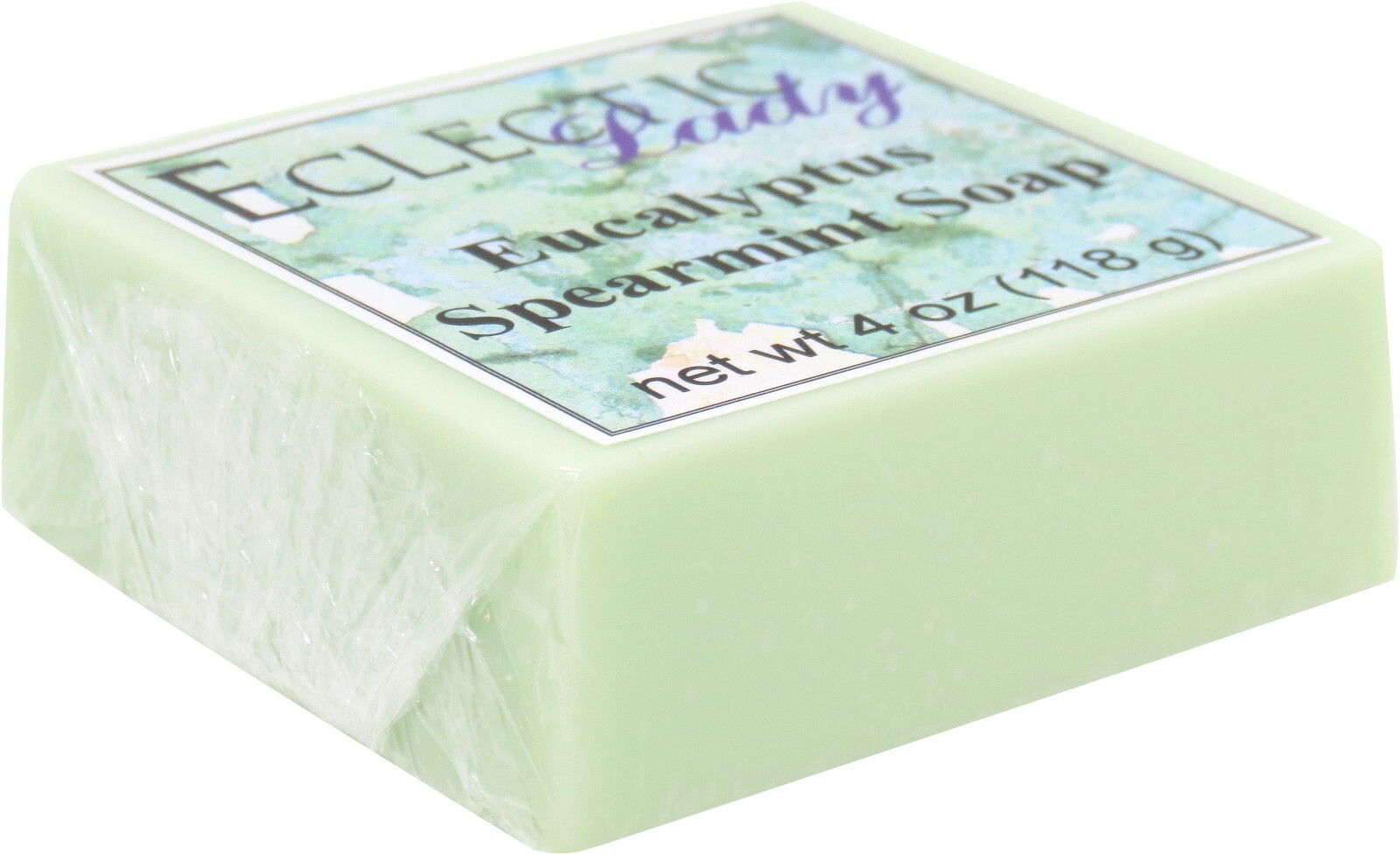 Eucalyptus Spearmint Glycerin Soap by Eclectic Lady, 4 oz Bar