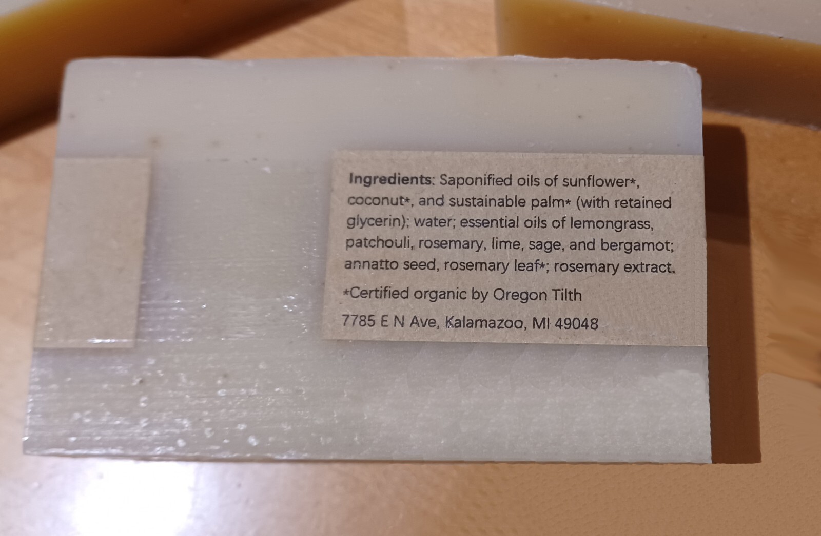 Johnson Naturals Aromatherapy Handmade All Natural Organic Cold Process Bar Soap