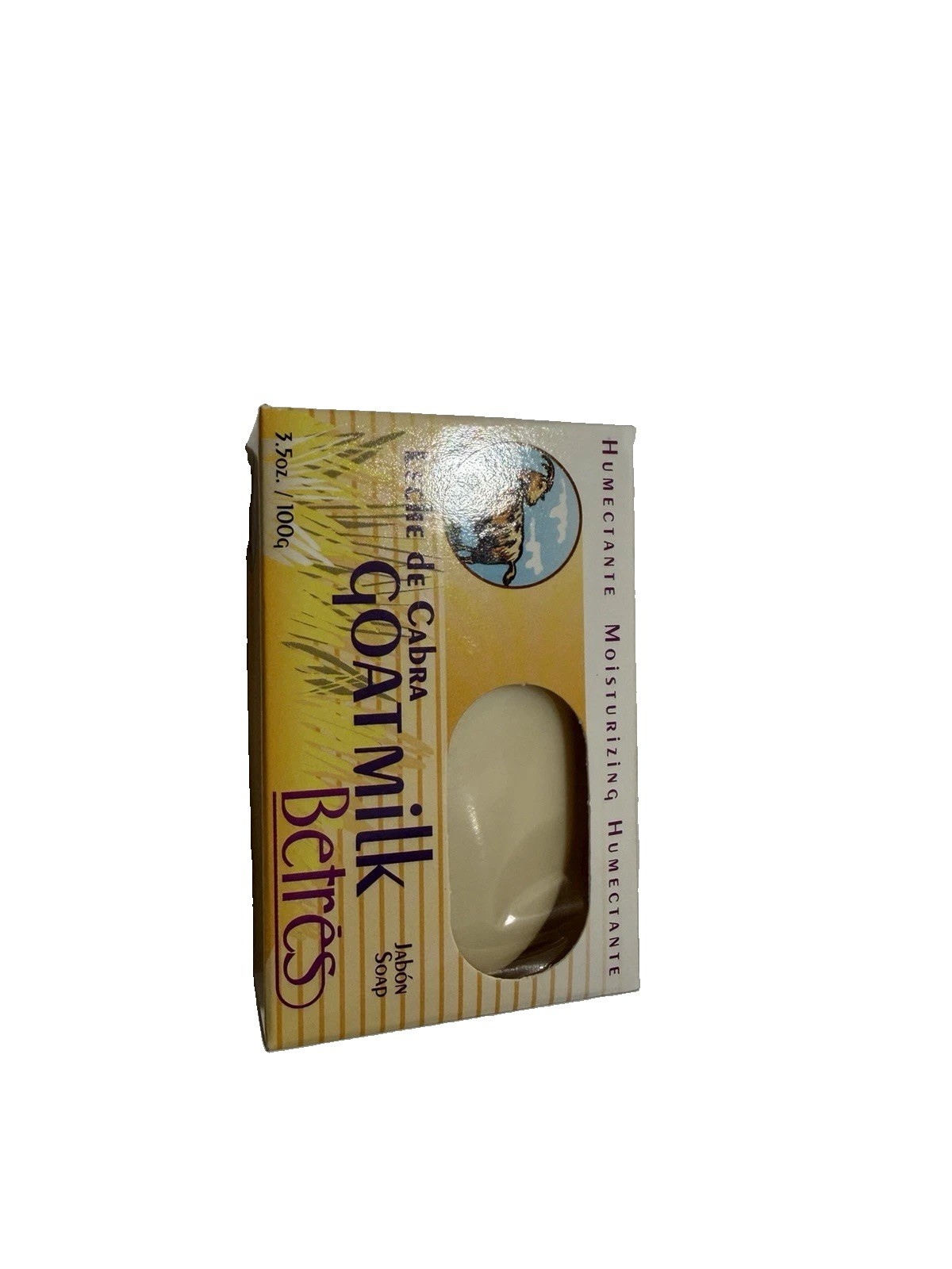 2 Pack Betres Goat Milk Cleansing Bar Soap 3.5 oz New Sealed