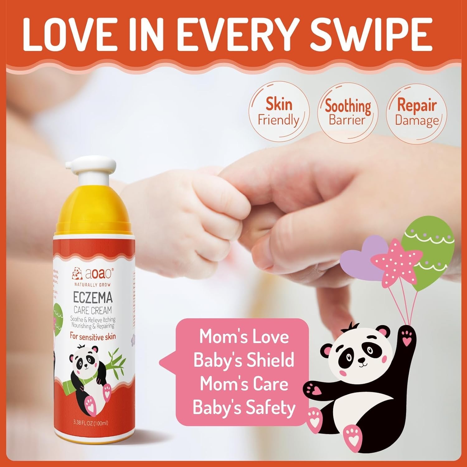 Baby Eczema Cream for Kids, Eczema Therapy & Relief Body Lotion – Nourishing