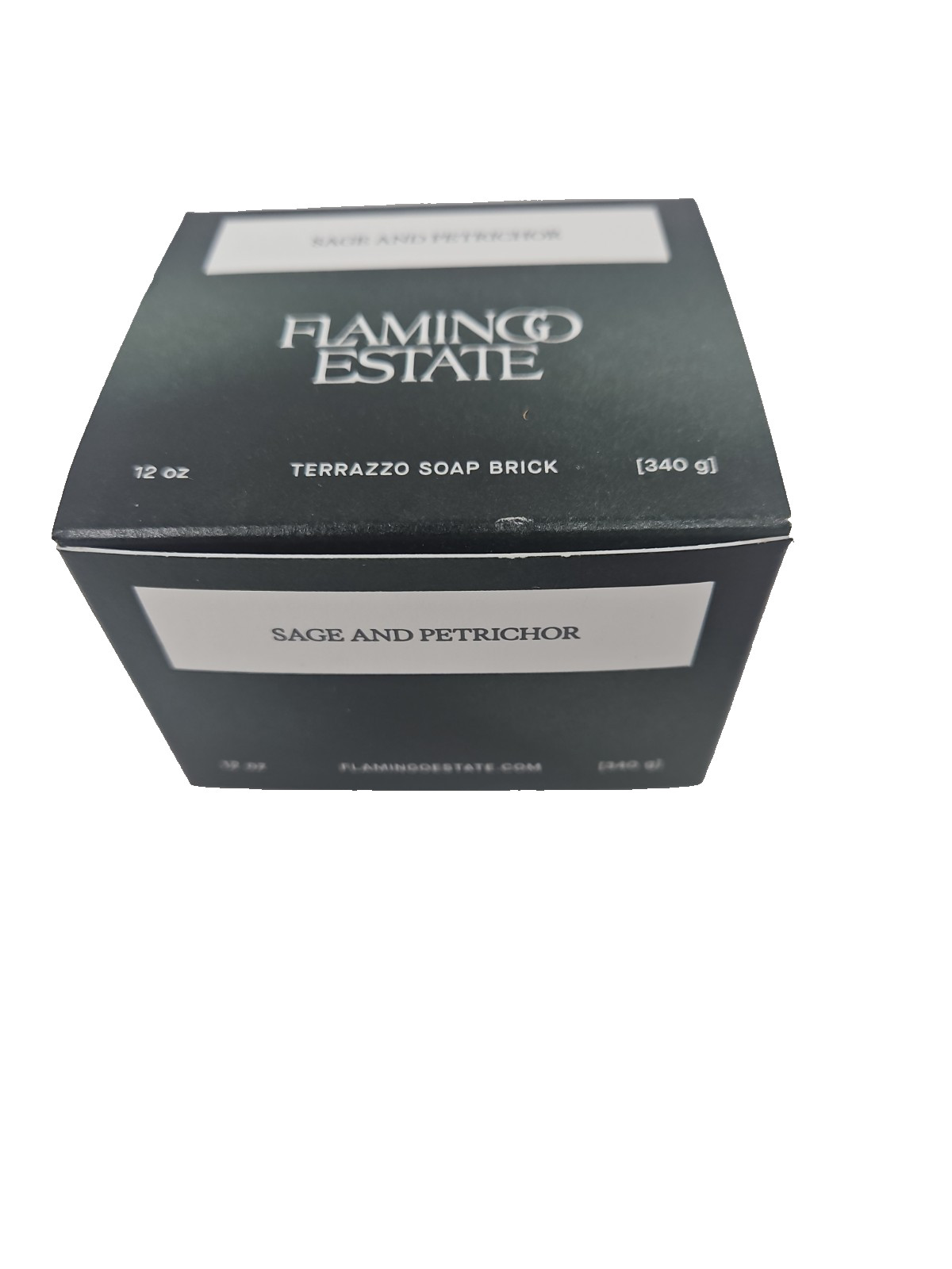 Flamingo Estate Terrazzo Soap Brick Sage & Petrchor Subscription Box Ltd Ed 12oz