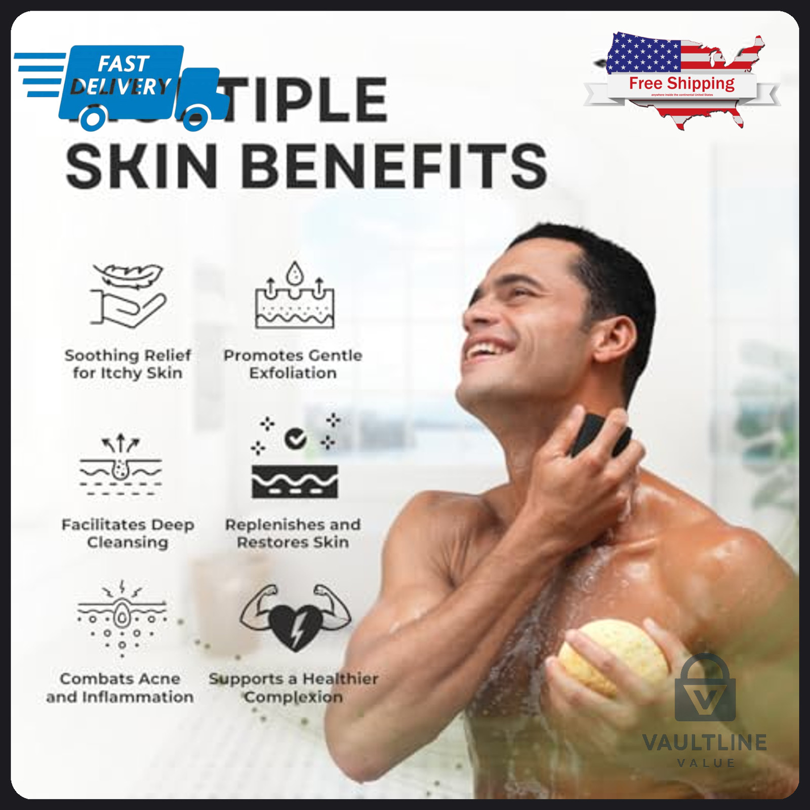Erbaid Pine Tar Soap Bar 5 oz Natural Cleansing Face and Body Wash