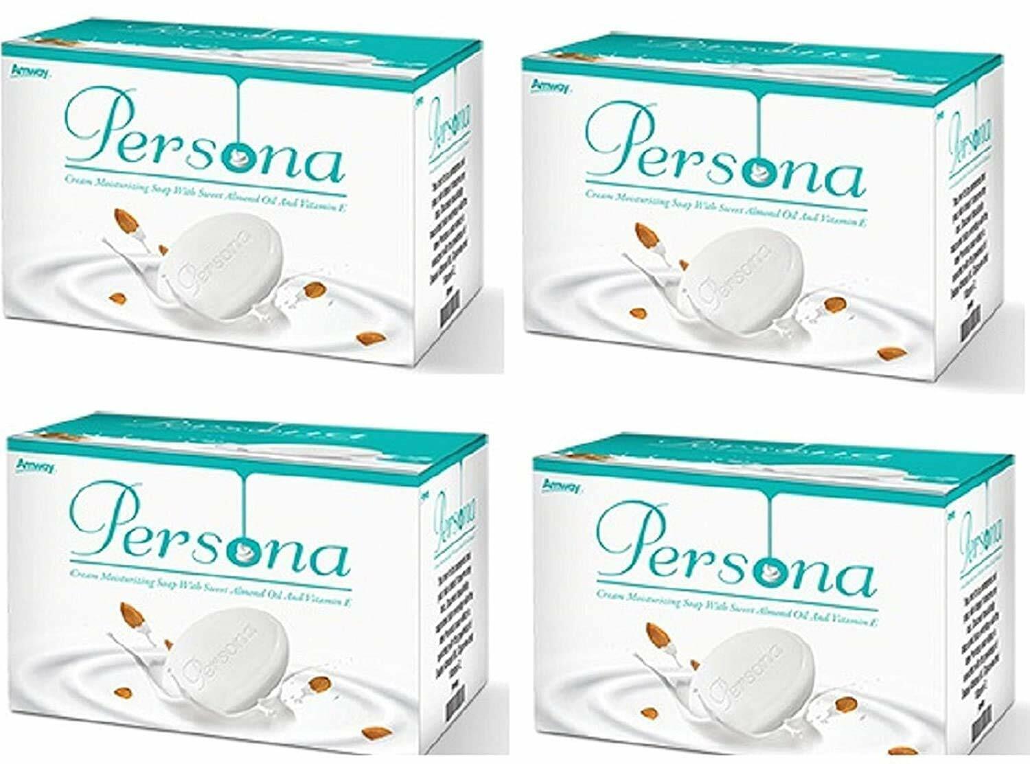 Persona Creme Moisturizing Soap milky cream (Pack of 4) best soap
