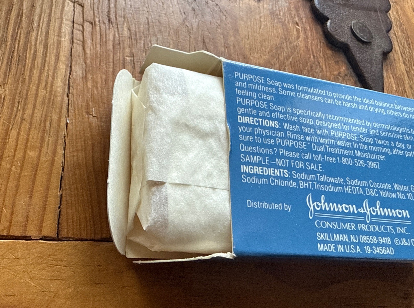 12 – Purpose Gentle Cleansing Soap Bar 1.25 oz Small Travel Size NOS 1989