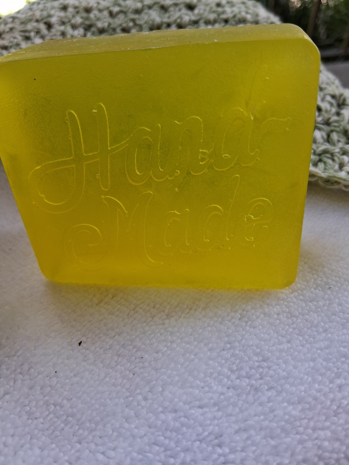 OLIVE OIL & ALOE VERA HANDMADE BODY SOAP SCENTED IN CACTUS BLOSSOM ESSENTIAL OIL