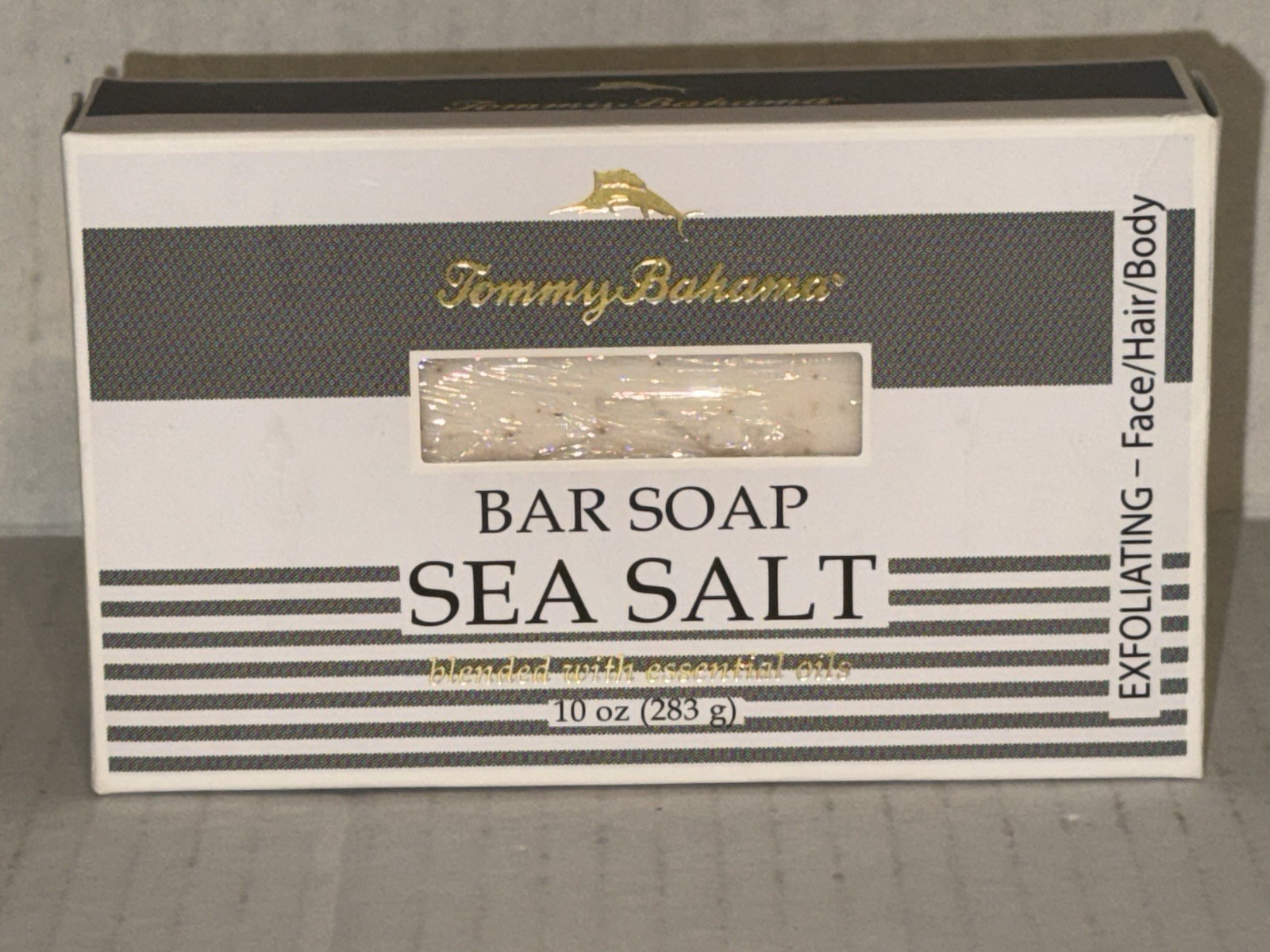 New Tommy Bahama Bar Soap Sea Salt Exfoliating For Men (Hair + Face + Body)