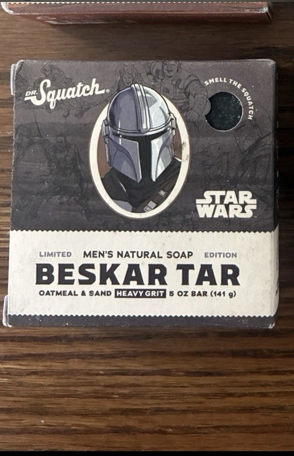 Dr Squatch Star Wars the Mandalorian Beskar Tar Force Fresh Scent soap