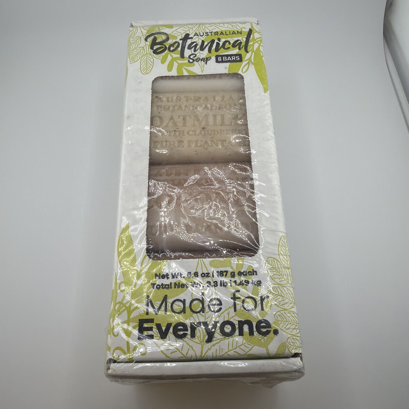 Australian Botanical Soap Goat Milk Scented Body Bars 8 Pack 6.8oz Each new pack