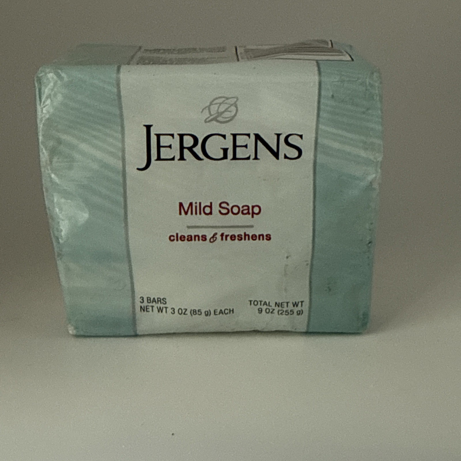Jergens Mild Soap Bars – 3 Bars – 3oz Each (9oz total)