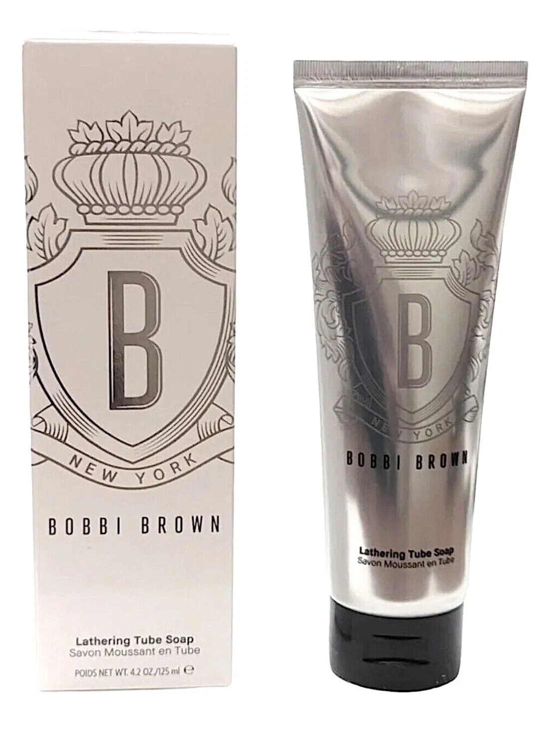 Bobbi Brown Lathering Tube Soap 4.2 Oz / 125 mL Full Size New Facial Cleanser