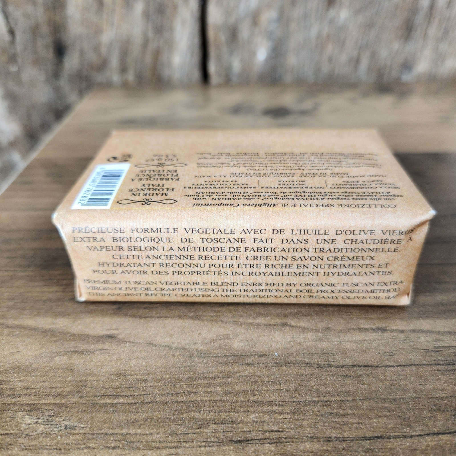 Argan and Olive Oil Soap Alighiero Campostrini Tuscan Soap Set Made in Italy