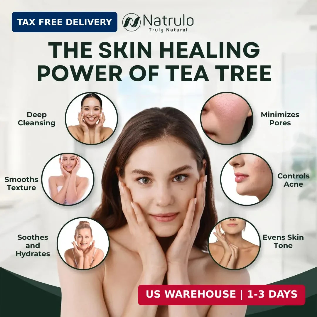 Tea Tree Soap – Natural Defense Tea Tree Oil Soap Bar for Face & Body – Remedy F