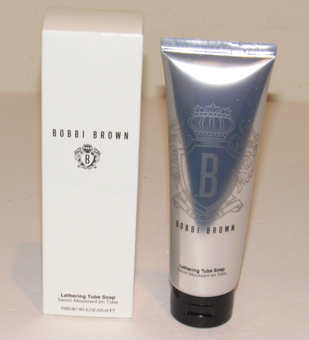 Bobbi Brown Lathering Tube Soap 4.2 Oz 125 mL Full Size Face Cleanser NIB