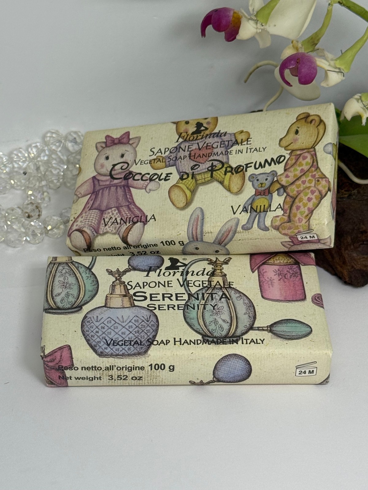 Florinda Serenita Serenity Perfumed Vegetal Bath Soap – 3.52 oz