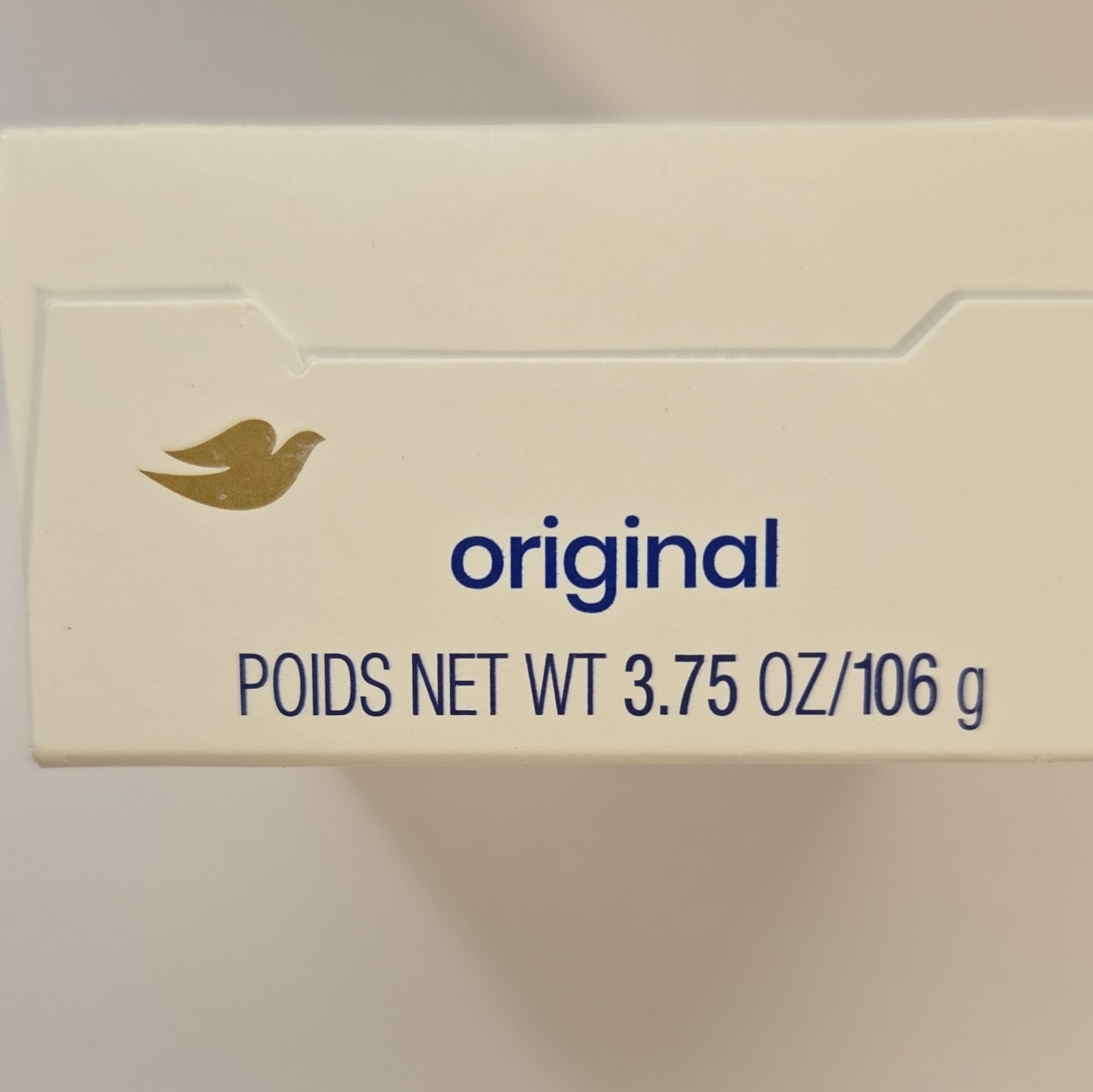 4 Dove Beauty Bars Soap Moisturizing Original Scent & Shea Butter 3.75 oz