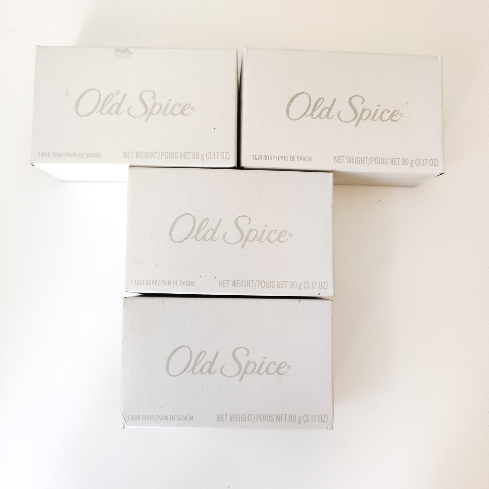 Vintage Old Spice Deodorant Bar Soap Lot of 4 SEALED NOS