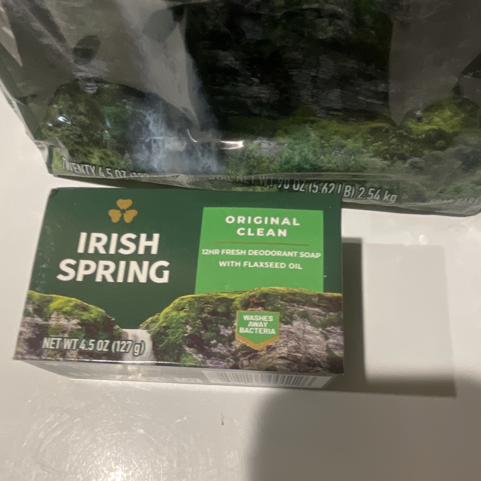 Irish Spring Original Clean Deodorant Soap Bar Flaxseed Oil 4.5 oz Multipack-9