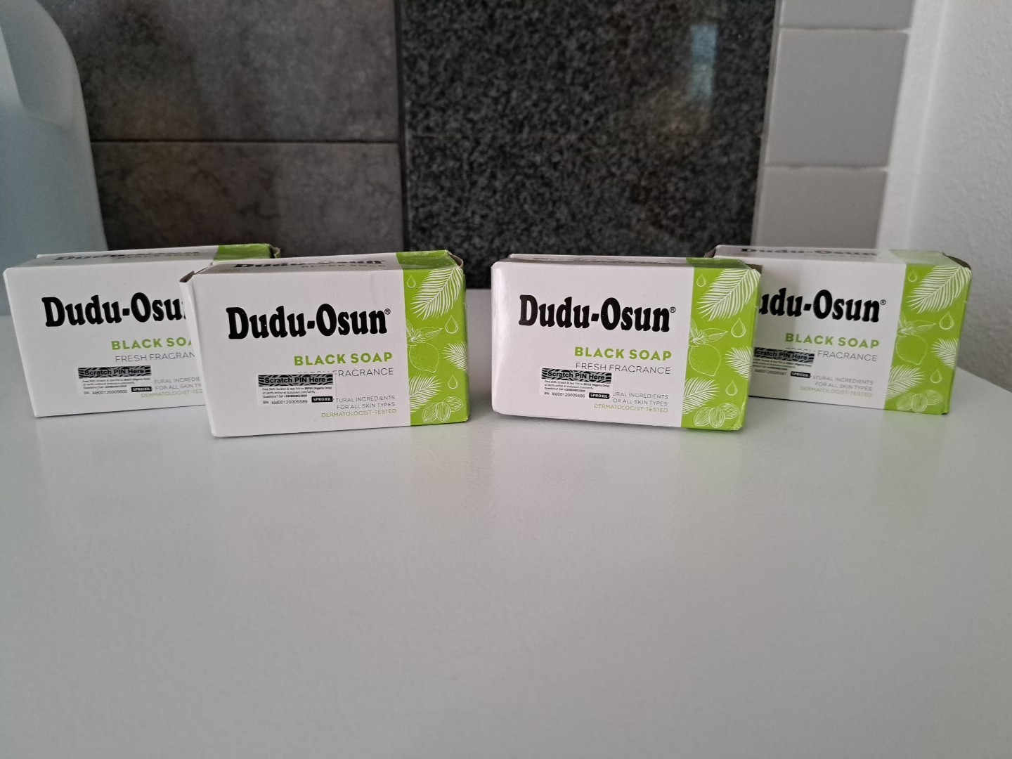 Dudu-Osun African Black Soap, Skin, Face & Body Beauty Soap- 5¼ oz (Pack Of 4 )