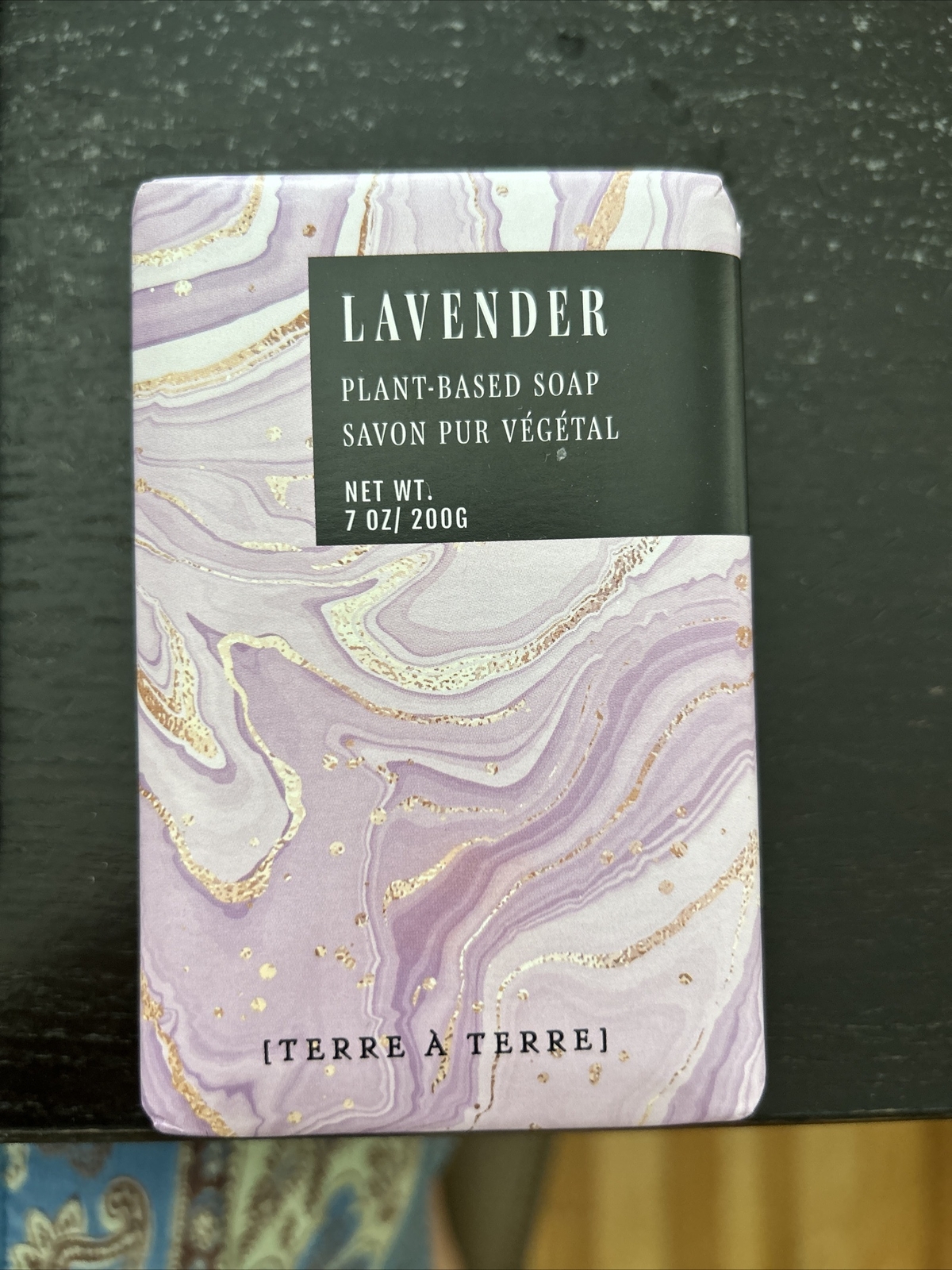 Terre à Terre Lavender Soap. Plant-based & Quad-milled Soap.