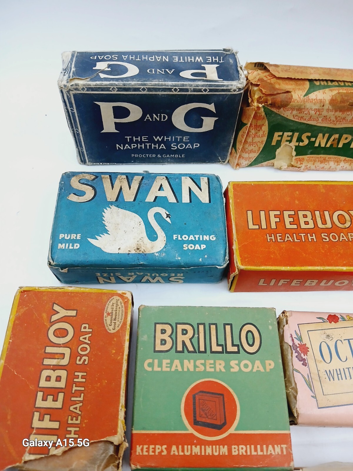 Vintage Mixed Lot Bar Soap Ivory, Lava, P&G, Brilliant, Swan, Octagon, Lifebuoy