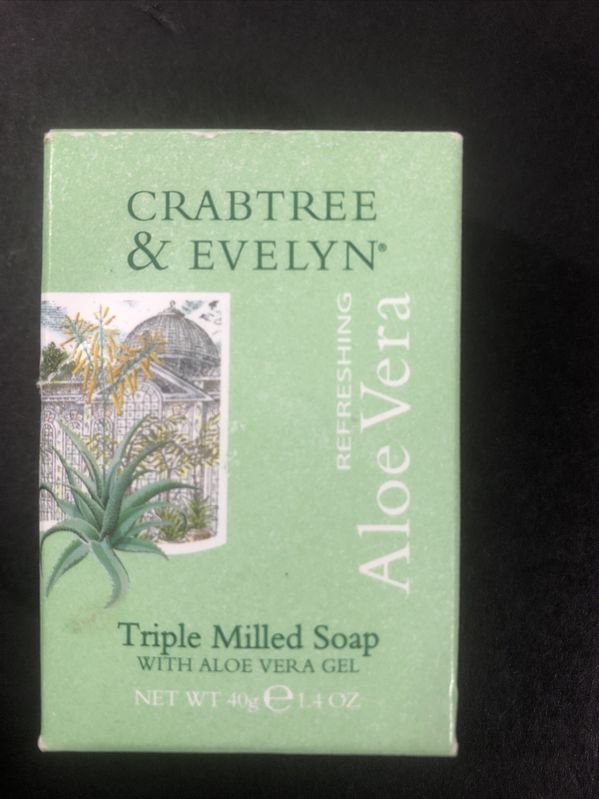 Crabtree & Evelyn Refreshing Aloe Vera Triple Milled Soap 40g 1.4 oz Travel Size