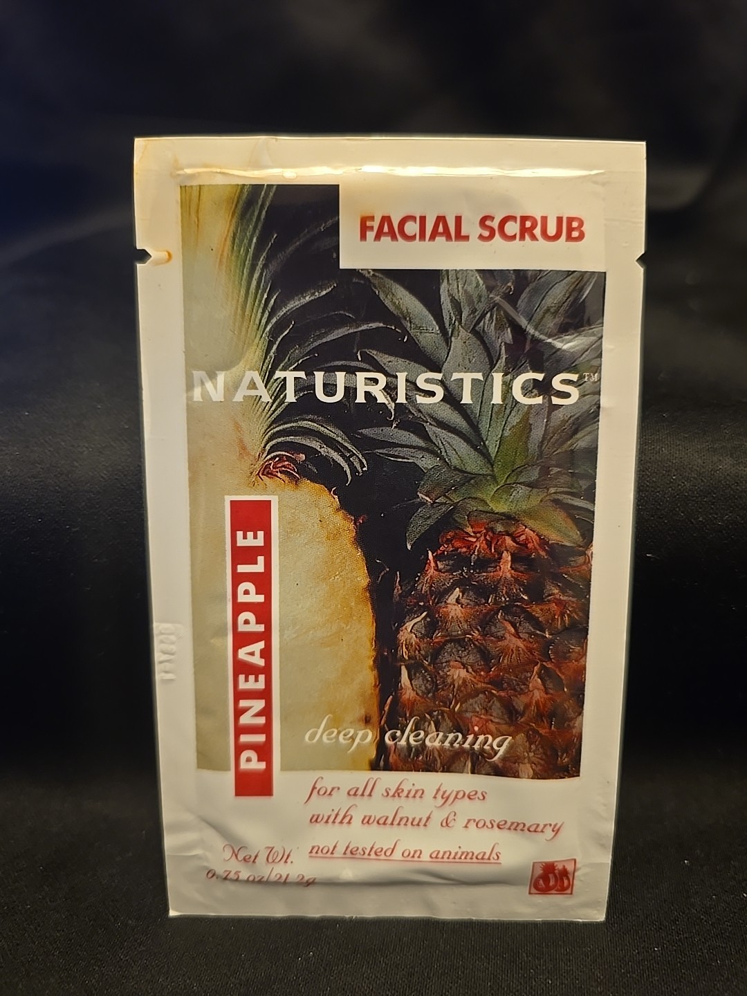 6 Lot Naturistics Pineapple Face Scrub .75 oz each – Rare