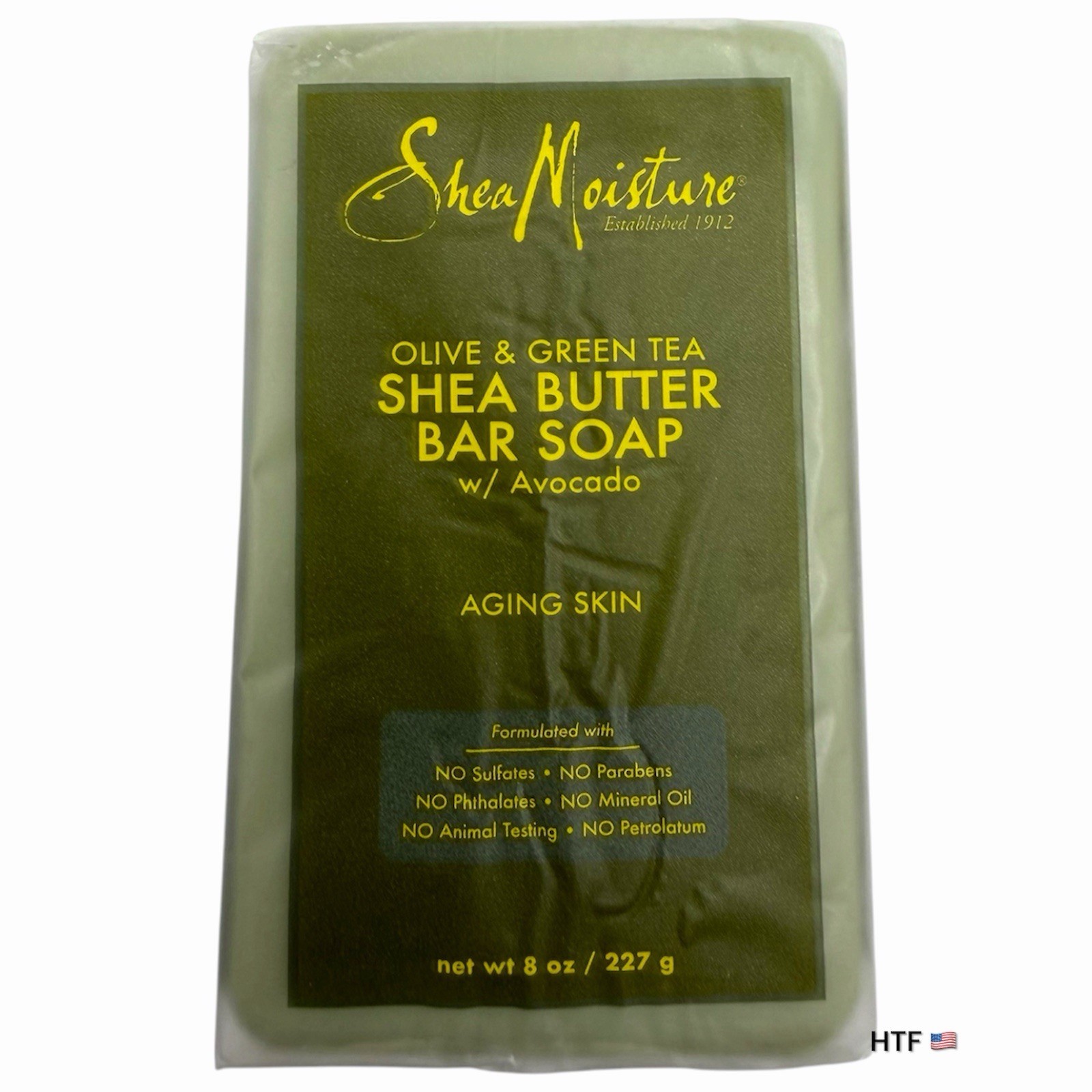 Shea Moisture Olive & Green Tea Shea Butter w Avocado Dry, Aging Skin 8 oz