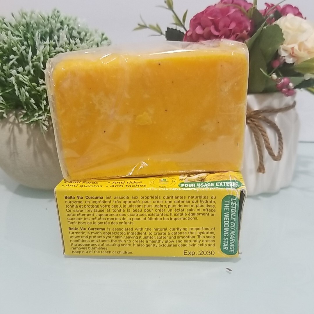 Belle Vie Rich Turmeric Soap. Curcuma Extract 225g