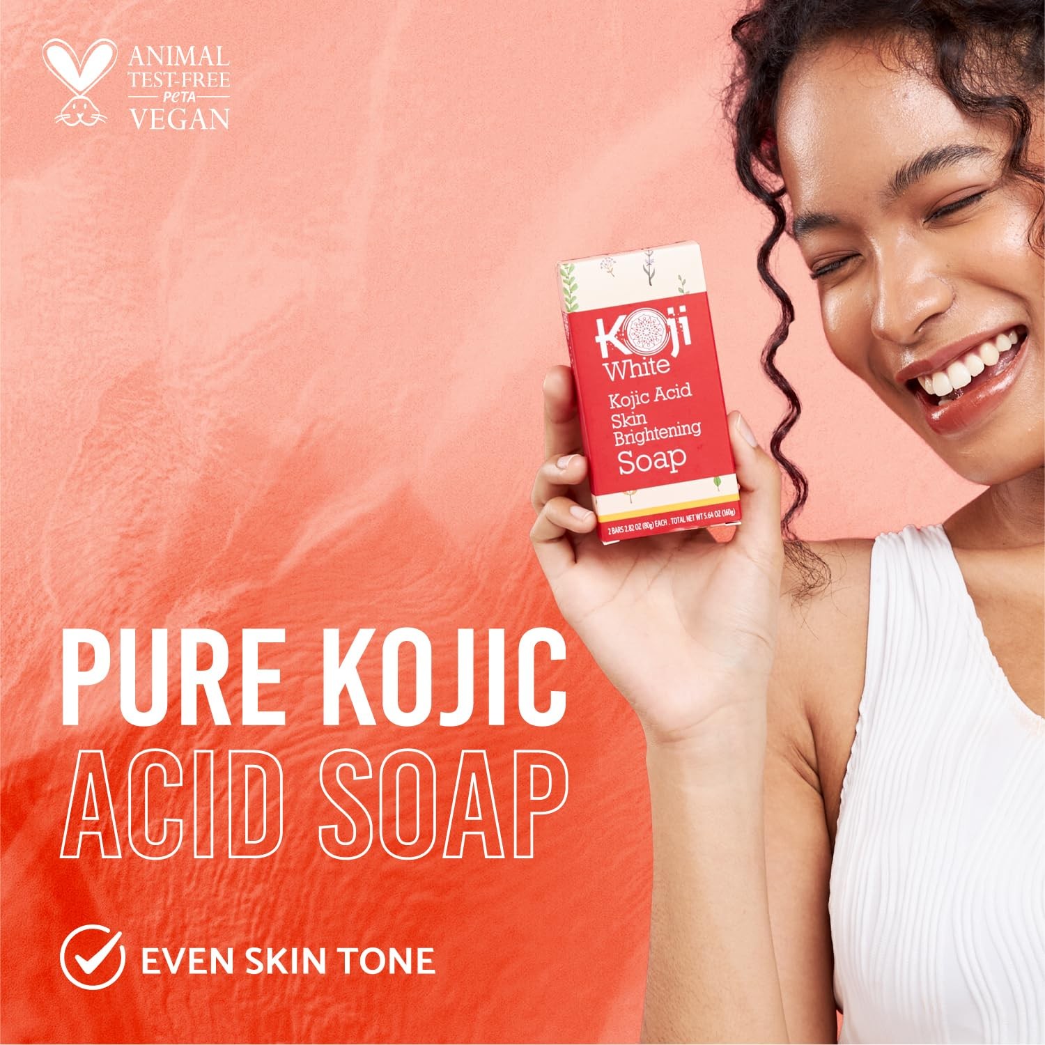 Pure Kojic Acid Soap | Glycerin Soap Bar for Gentle Skin Brightening and Exfo…