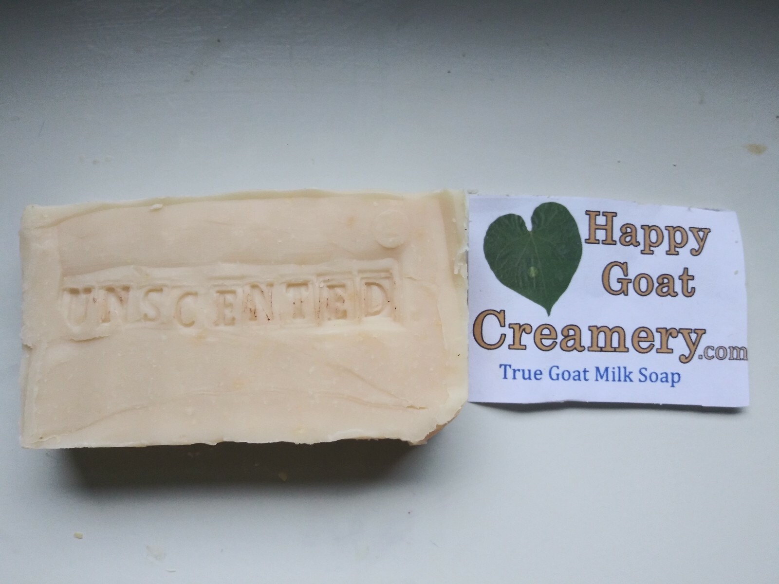 10 BARS UNSCENTED GOAT MILK SOAP BASIC BAR HAPPY GOAT CREAMERY CHEAP CLESN