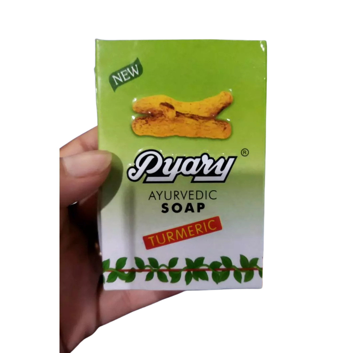 6 Pack Pyary Ayurvedic Soap Bathing Beauty Soap Original Turmeric Soap India