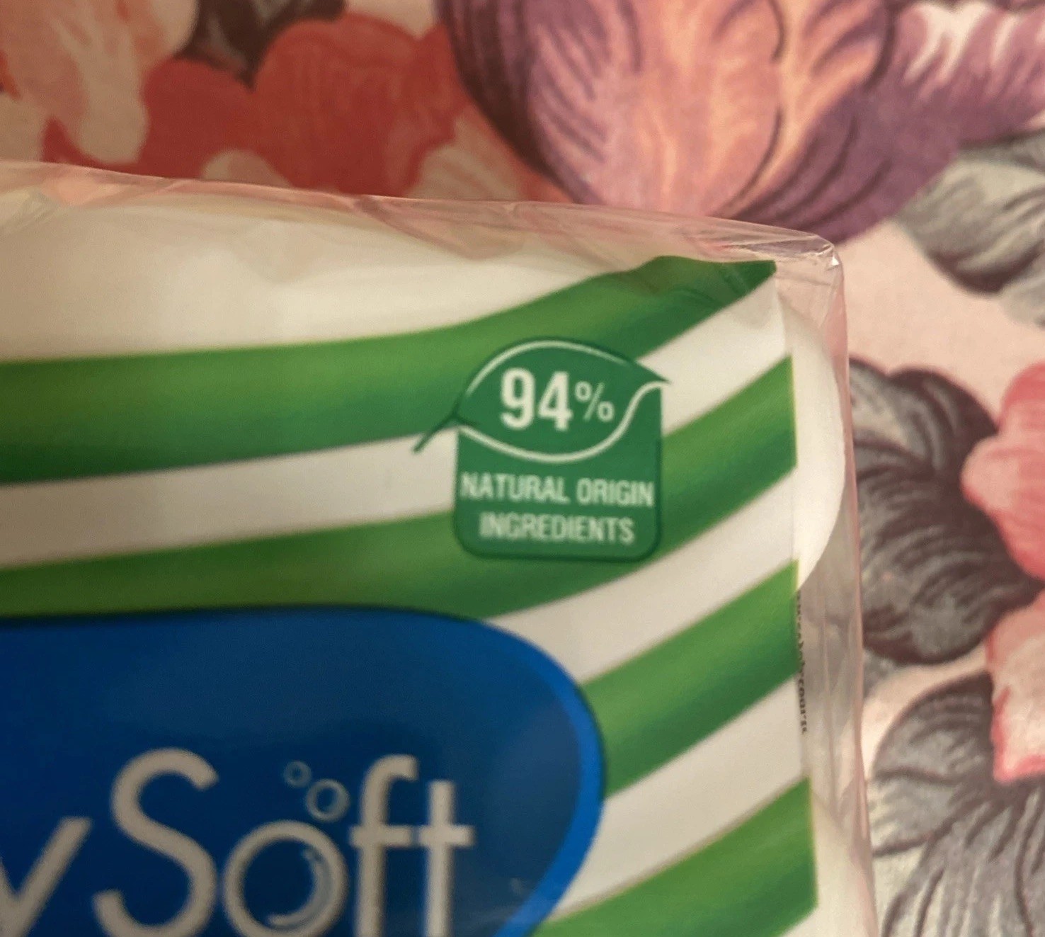 Vry Soft NIP Green Tea Vegan Beauty Soap 2.82 oz Bars Pkg Of 4 Bars 94% Natural