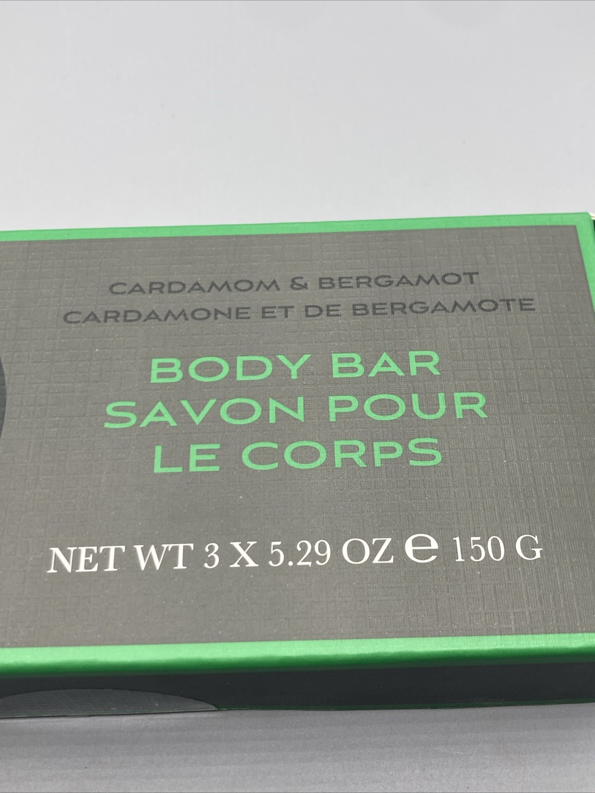 Crabtree & Evelyn Men’s Collection Moroccan Myrrh Body Bar Soap 3x 5.29 oz NIB