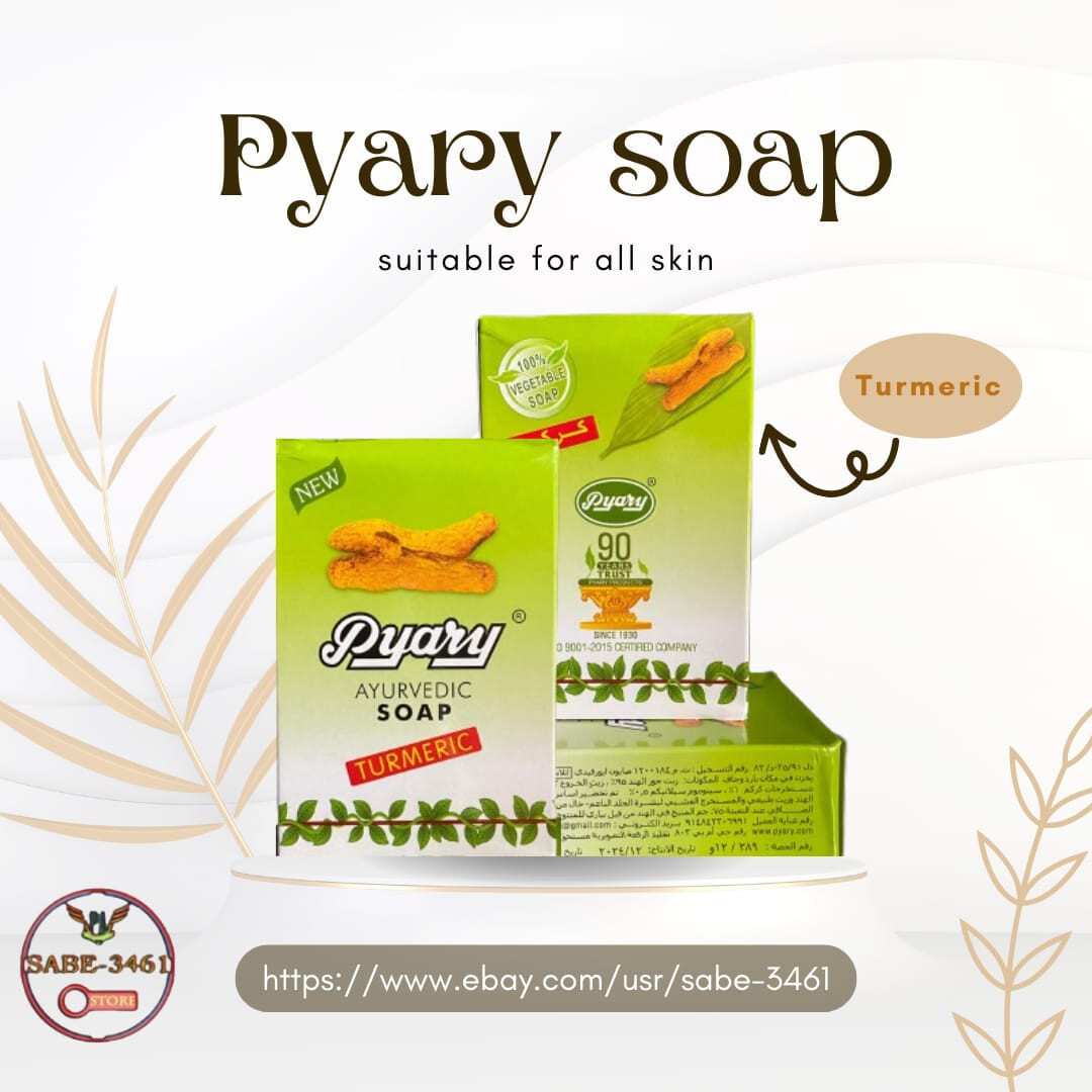1 PACK Arab Pyary Soap Bathing Beauty Soap Original Turmeric Soap Pyary India
