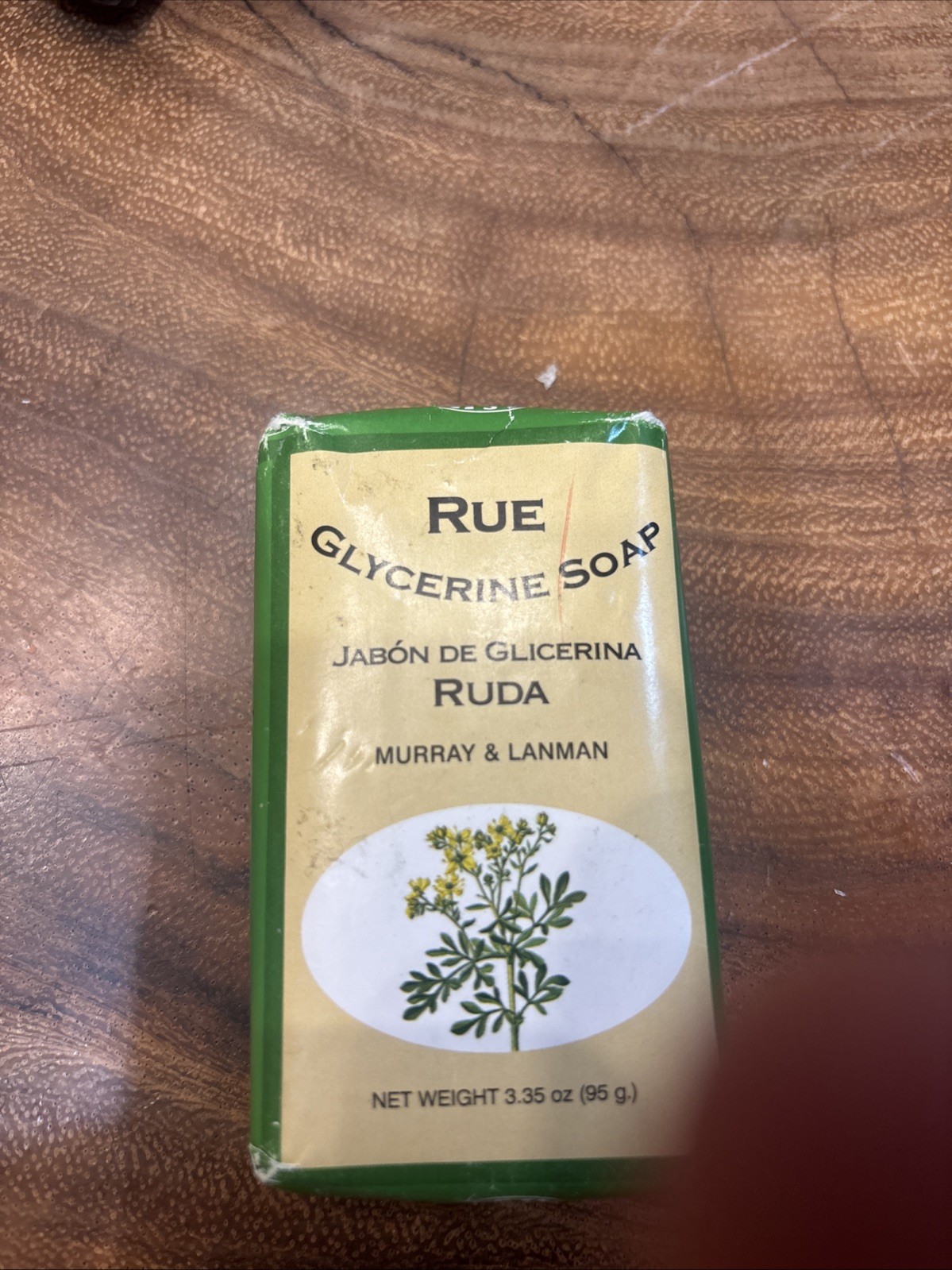 Single Murray & Lanman Rue Glycerine Soap 3.3 oz