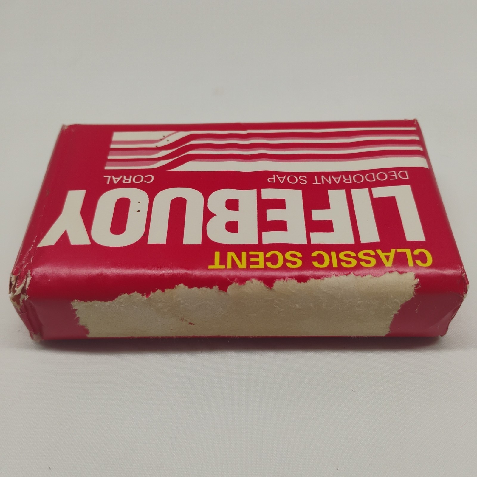 Brand New Unopened 1992 Lifebuoy Coral Classic Scent Bar Soap USA Lever Brothers