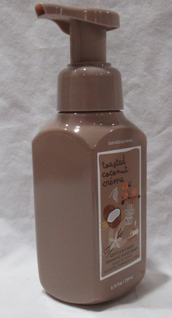 Bath & Body Works Gentle & Clean Foaming Hand Soap Set 2 TOASTED COCONUT CREME