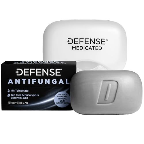 Medicated Antifungal Soap Bar with 1% Tolnaftate & Tea Tree Oil – Jock Itch, Rin