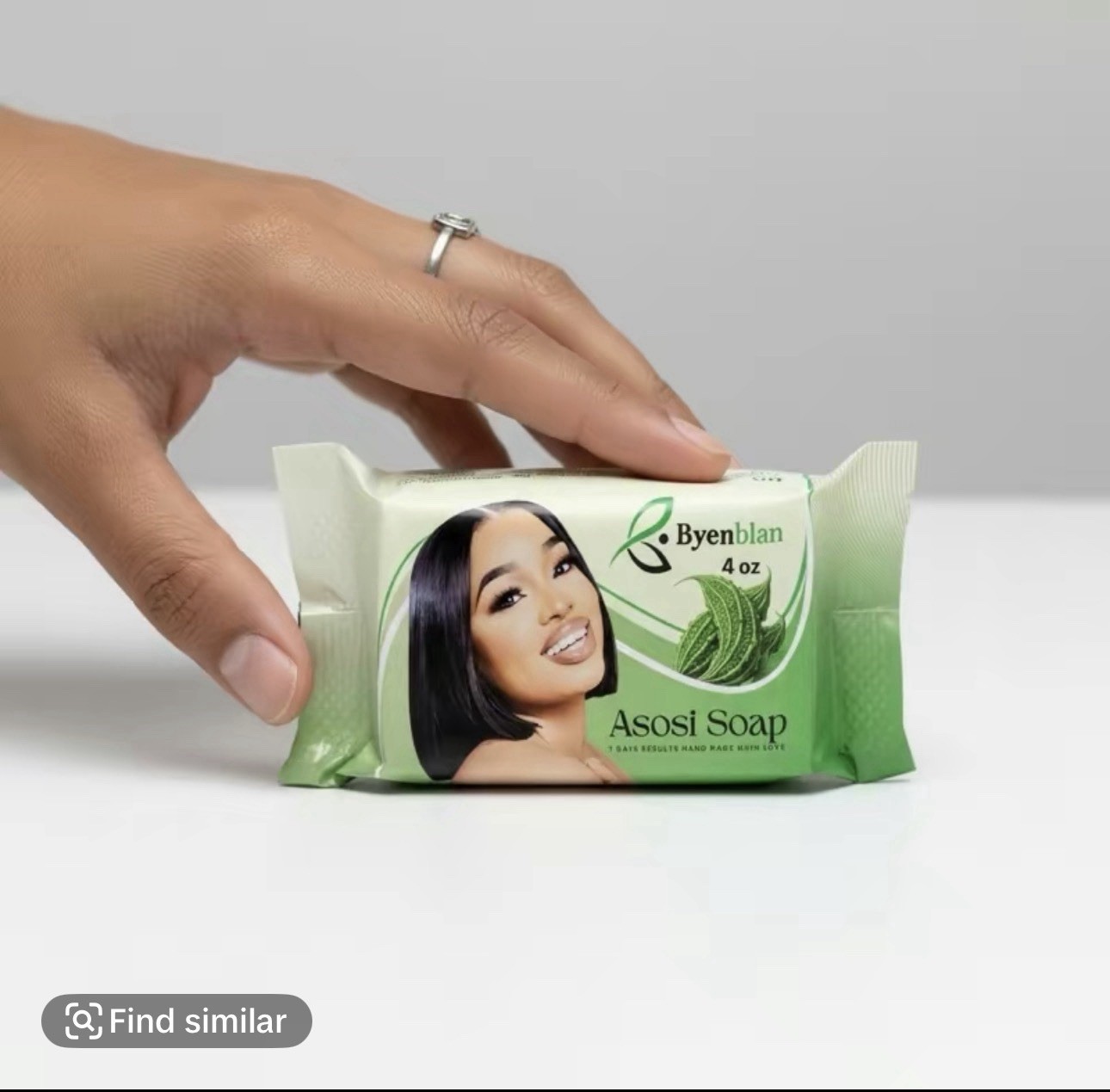 Byenblan Asosi Soap 4 oz Green Body & Face Bar Unisex Asosi Soap 4 oz Body Face
