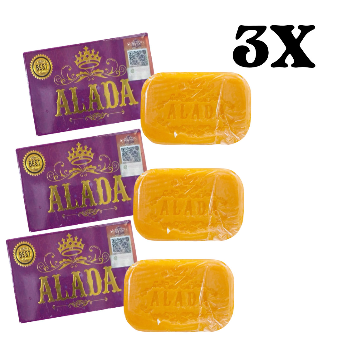 Alada Premium Skin Nourishing Soap with Carambola and Algae Extract – 160g -3x