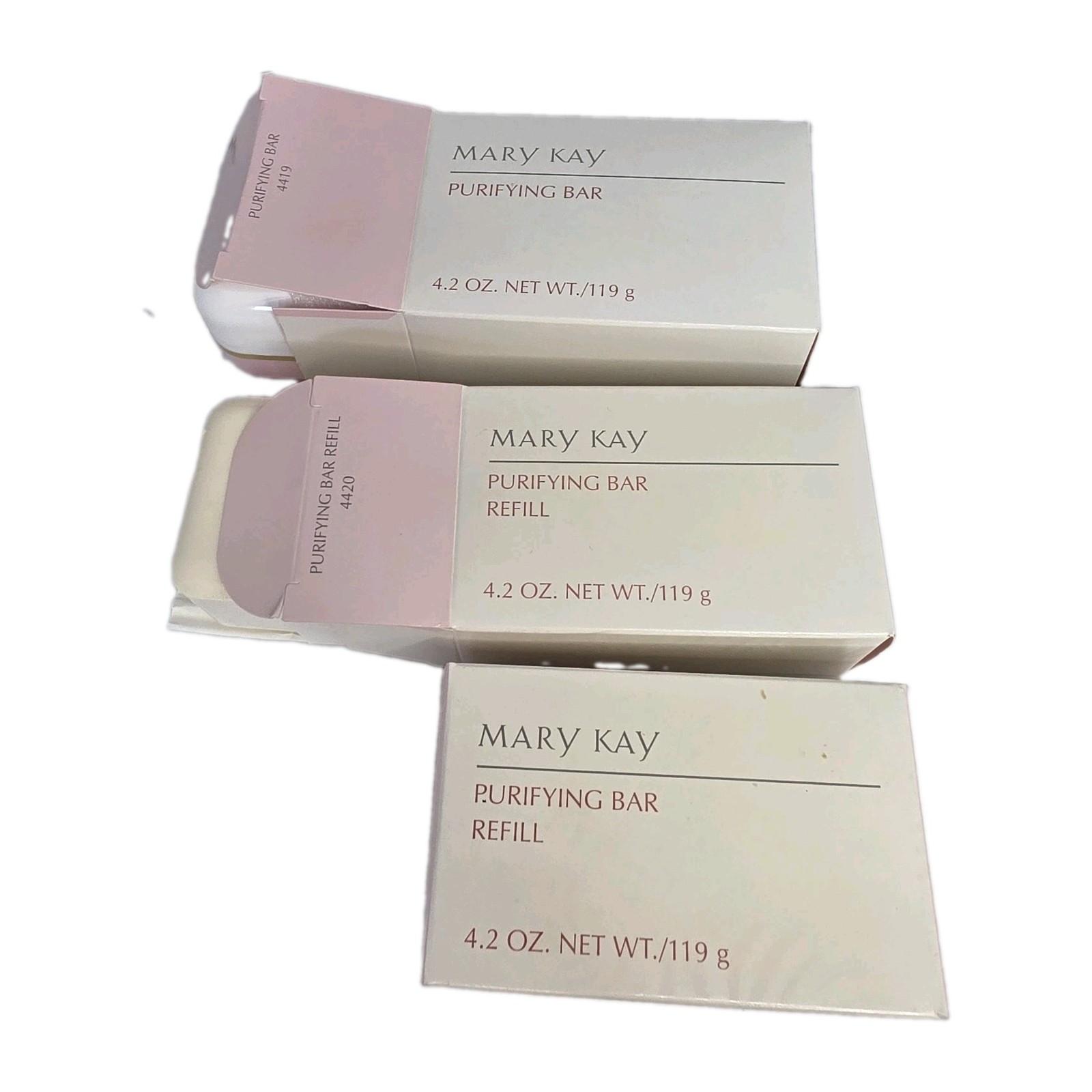 Mary Kay Purifying Soap Bar Tray Refill 4.2 oz All Skin Types 4419 4420