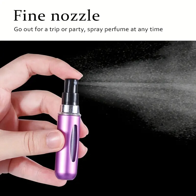 5ml Travel Purse Ready Refillable Perfume Spray Bottle Atomizer Pump Pocket Gift