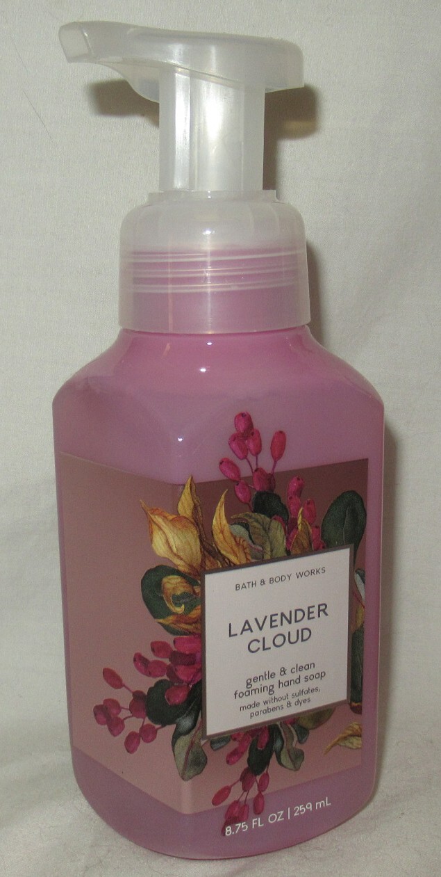 Bath & Body Works Gentle & Clean Foaming Hand Soap Lot Set 2 LAVENDER CLOUD