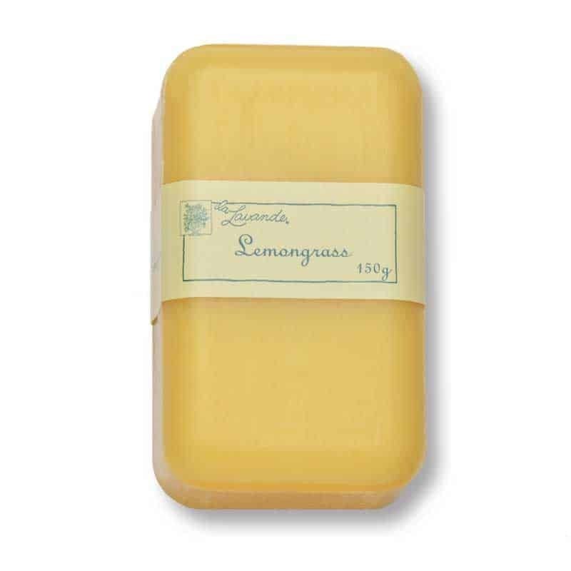French Milled Hand & Body Soap-Lemongrass by La Lavande-150g Imported