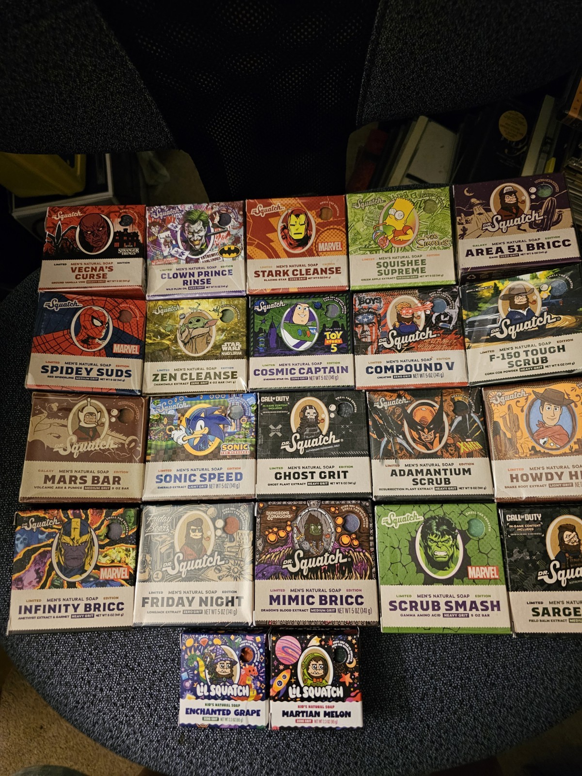 DR SQUATCH ~ LOT OF 20 VARIETY BARS Limited Editions FREE SHIPPING