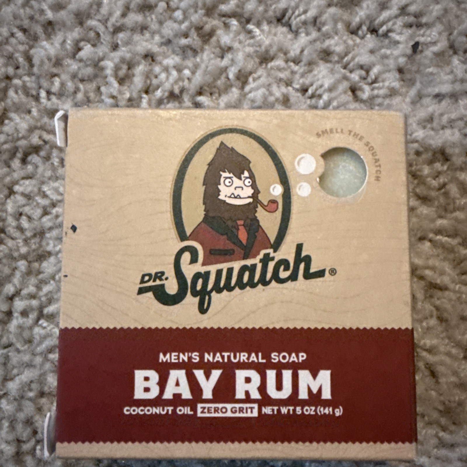 Dr. Squatch All Natural Bar Soap for Men, Bay Rum