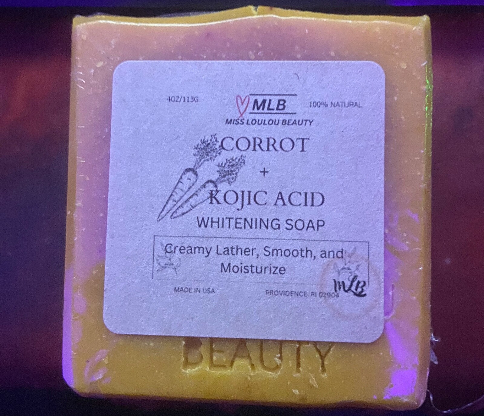 2 for 10$ Carrot and Rojic Acid- 4oz/113g