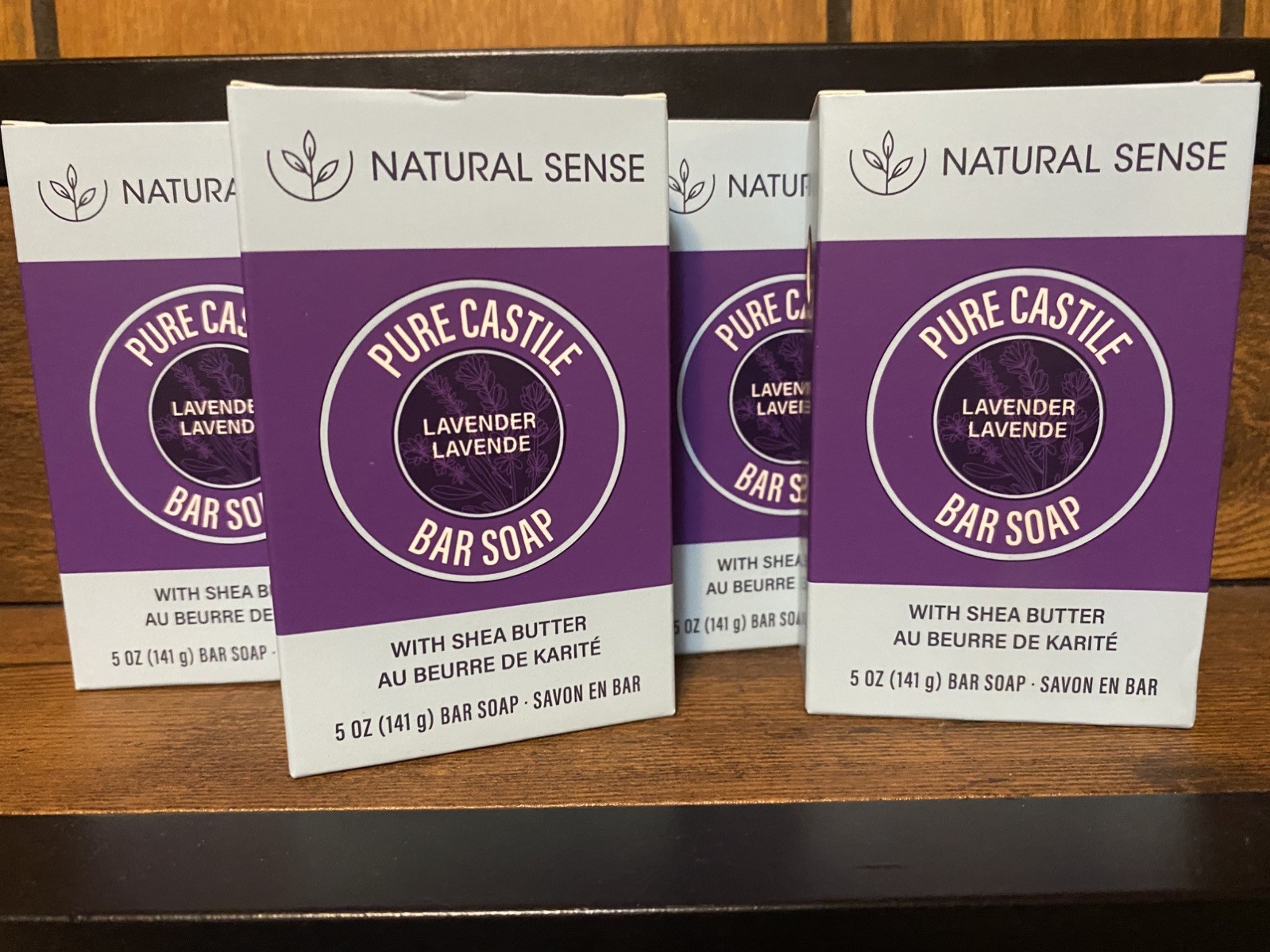 Natural Sense Pure Castile Lavender Bar Soap Plant Based 5 oz (141g) ~ 4