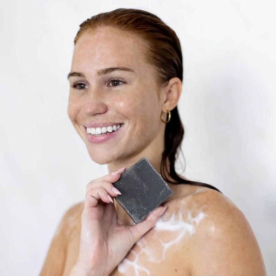 Charcoal Soap Body Wash Bar for Cleansing – , 4 oz | Detoxifying Bar Soap w/ …